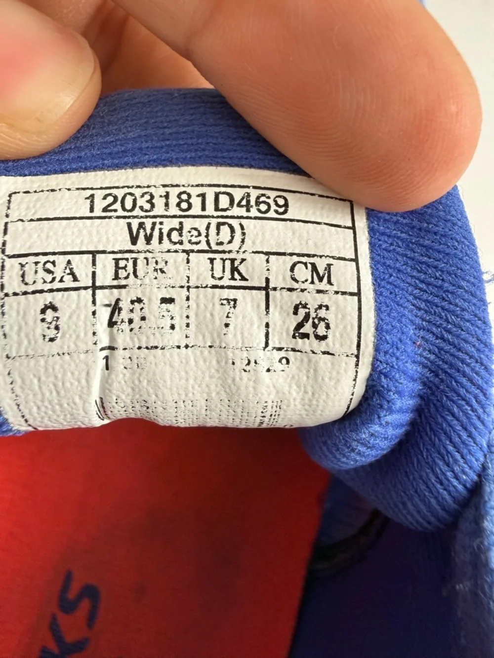 Brooks Ravenna 11 Running Shoes in Periwinkle Blue with Coral Logos - Picture 8 of 8